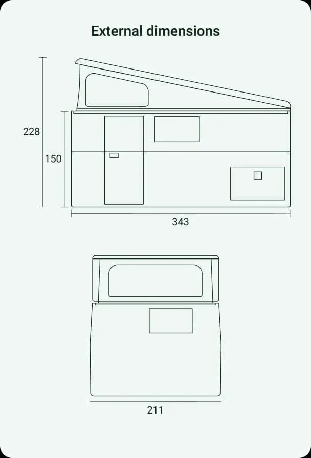 Dimensions extérieures